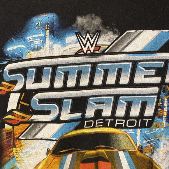 WWE SummerSlam 2022 Men's Detroit Merch Medium T-Shirt Wresting - Picture 3 of 6